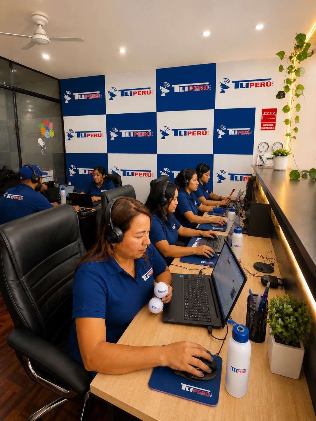 Central de soporte TLI Perú recibe la solicitud